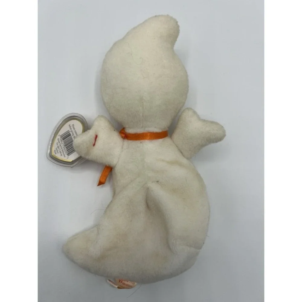 Ty Beanie Baby: Pumkin' the Pumpkin And‎ Spooky The Ghost Plush